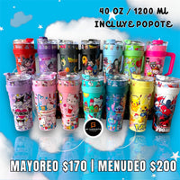 Termo Con Diseño 1200ML 40 OZ