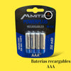 Pilas Recargables AAA 350 mAh