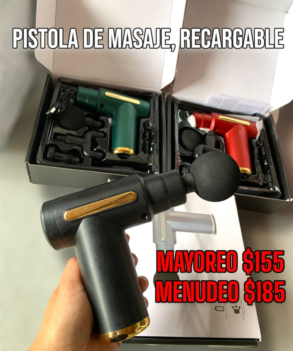 Masajeador Pistola Recargable