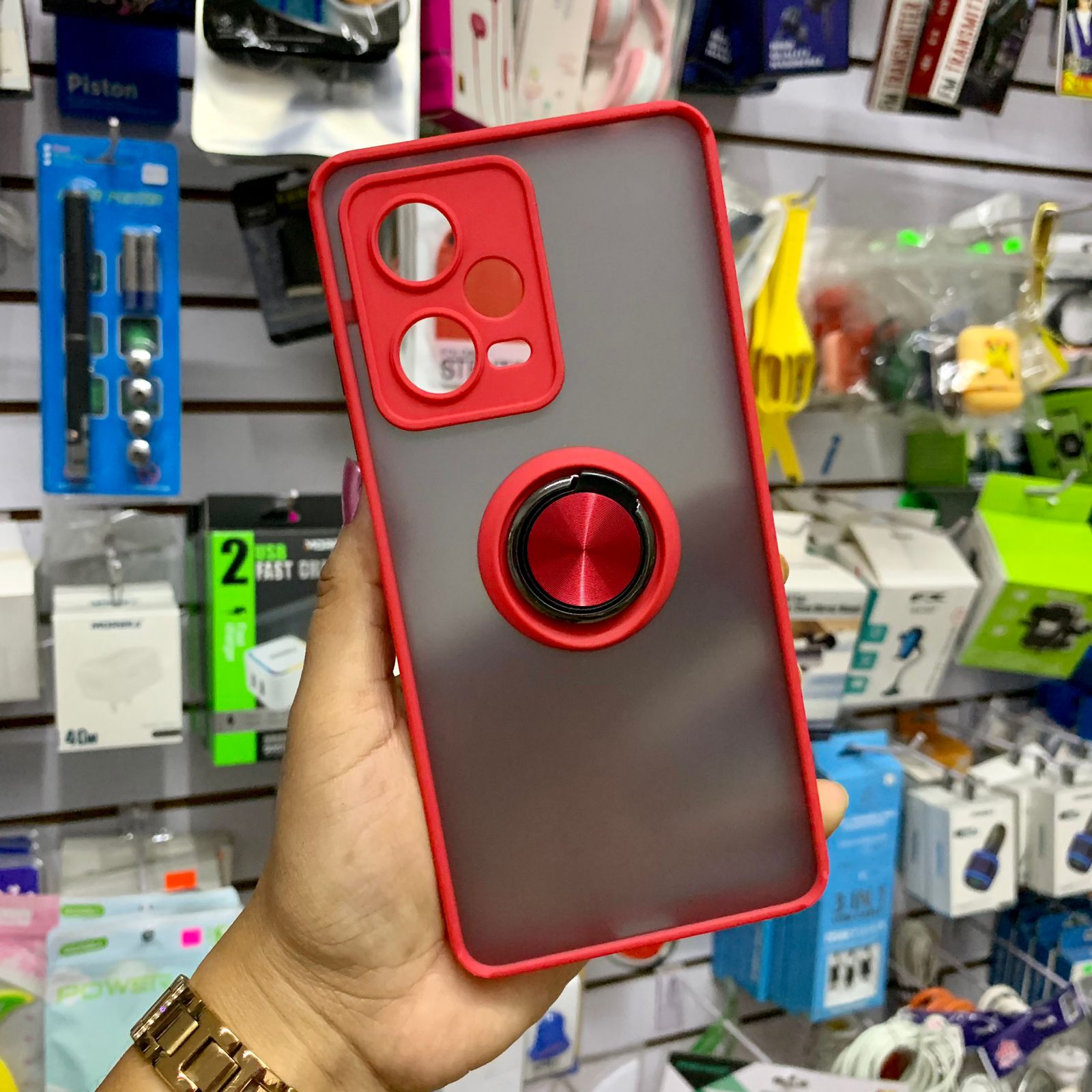 Funda Uso Rudo Anillo Para Xiaomi Redmi Note 12 Pro Lc Migadget Mx