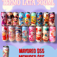 Termo Lata Con Diseños 500 Ml