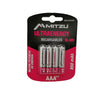 Paquete de 4 Pilas Recargables AAA 850 mAh MNM-4XAAA850