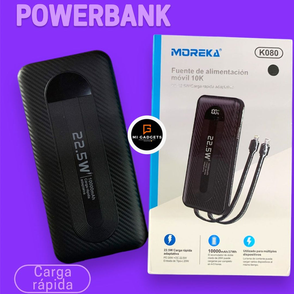 Power Bank Moreka 10000 mAh k080