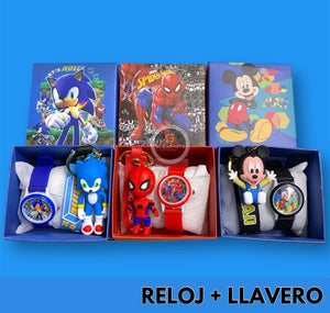 Reloj Con Llavero Infantil