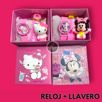 Reloj Con Llavero Infantil