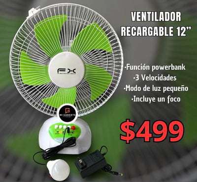 Ventilador Recargable FS-A22SL