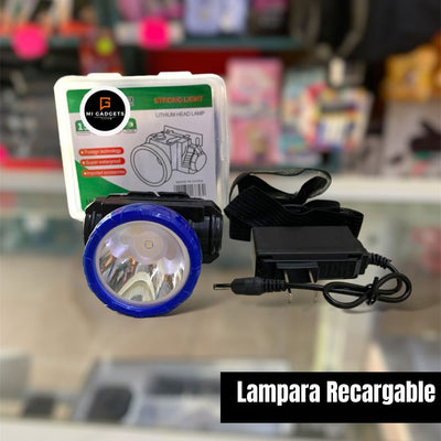 Linterna Recargable Para Cabeza Minero 4601