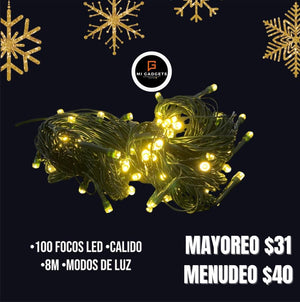 Serie De Foquitos Navidad Calido 8M ZSD-060