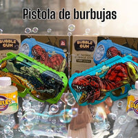 PISTOLA DE BURBUJAS DE JUGUETE