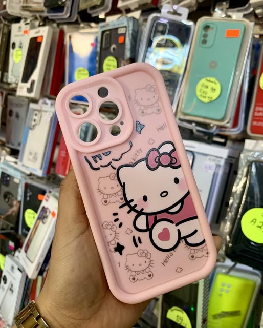 Funda Silicon Kitty Para iPhone 13 Pro