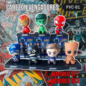 Figuras Funk Cabezon Vengador PVC-81