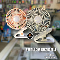 Ventilador Recargable HL-VEN3603R