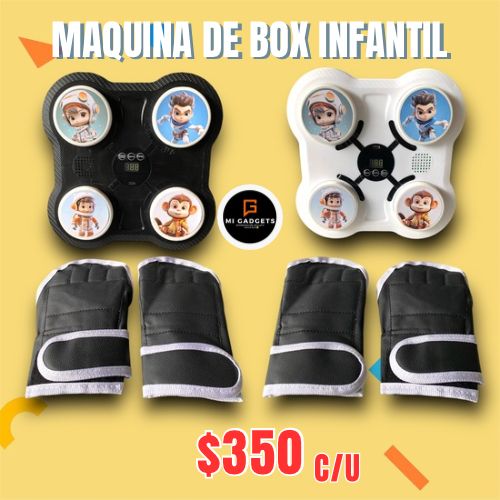 Maquina De Box Recargable Infantil