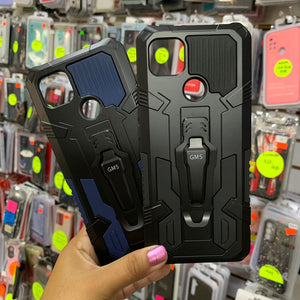 FUNDA USO RUDO CON CLIP PARA MOTO G9 POWER