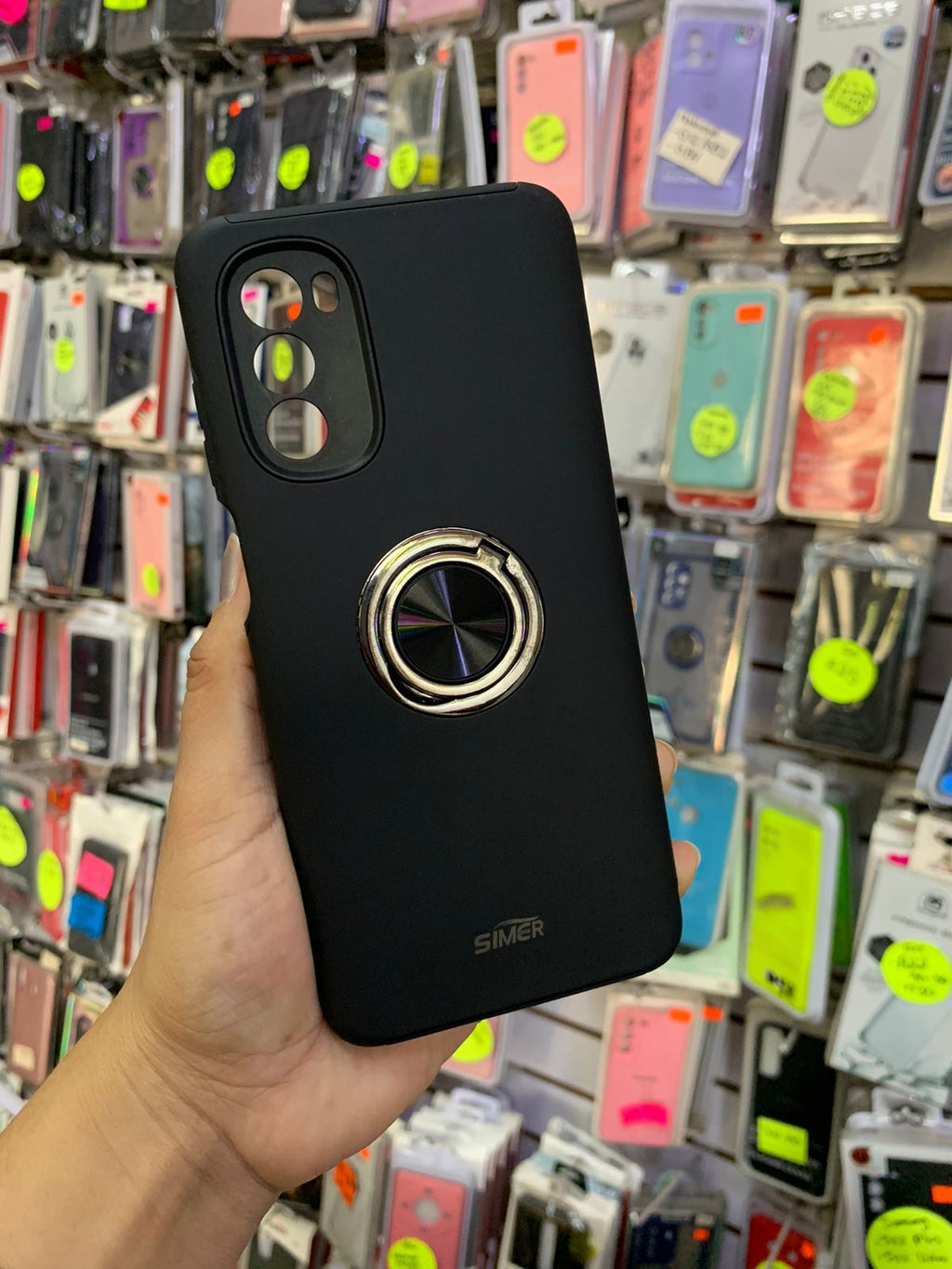 Funda Uso Rudo Anillo Para Motorola Moto G62