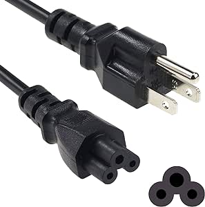 Cable de Alimentación de 3 Clavijas para Laptop 3CAB