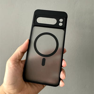 Funda Uso Rudo Semitransparente Para Google Pixel 8 Pro