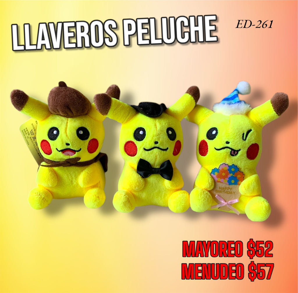 Llaveros Peluche ED-261 Pikach