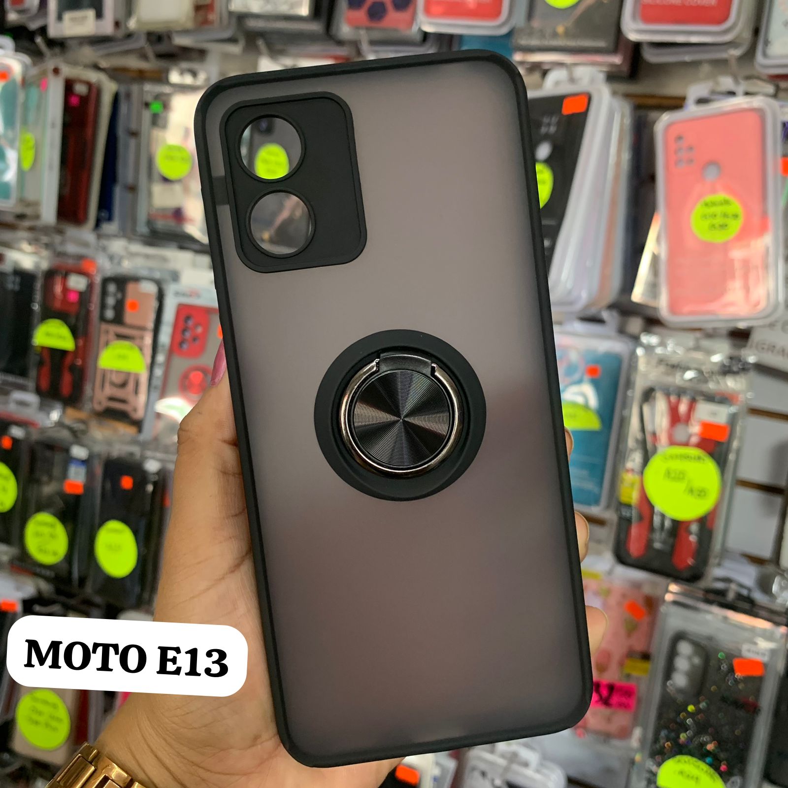 Funda Para Motorola Moto E13 Uso Rudo Carcasa + 2 Micas