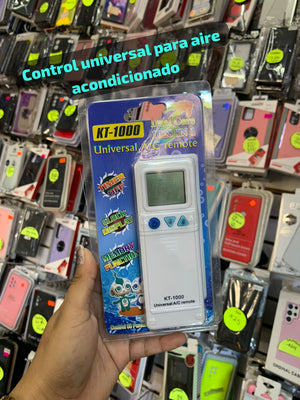 CONTROL REMOTO UNIVERSAL PARA AIRE ACONDICIONADO KT-1000