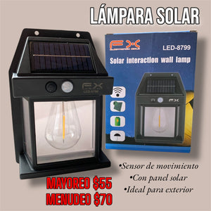 Lampara Solar Sensor Movimiento LED-8799