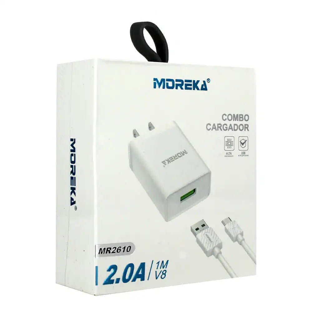 Cargador V8 Moreka 2.0A MR2610