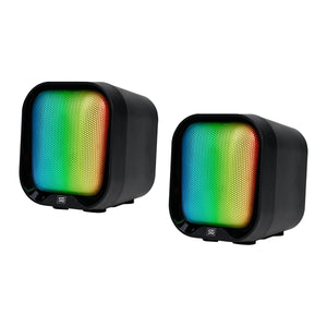 BOCINA PARA COMPUTADORA RGB VORAGO SPK-109 RGB 3.5MM