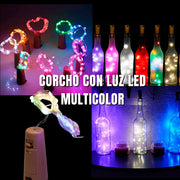 Corcho / Tapon Con Luz Led Multicolor