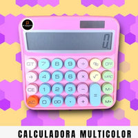 Calculadora Multicolor HB-4124