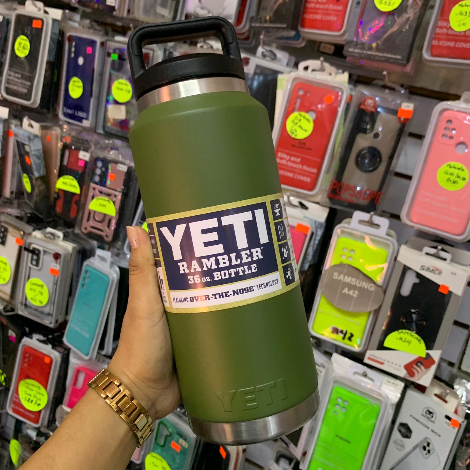 Termo YETI 18 OZ Con Tapa de rosca (ASOC)