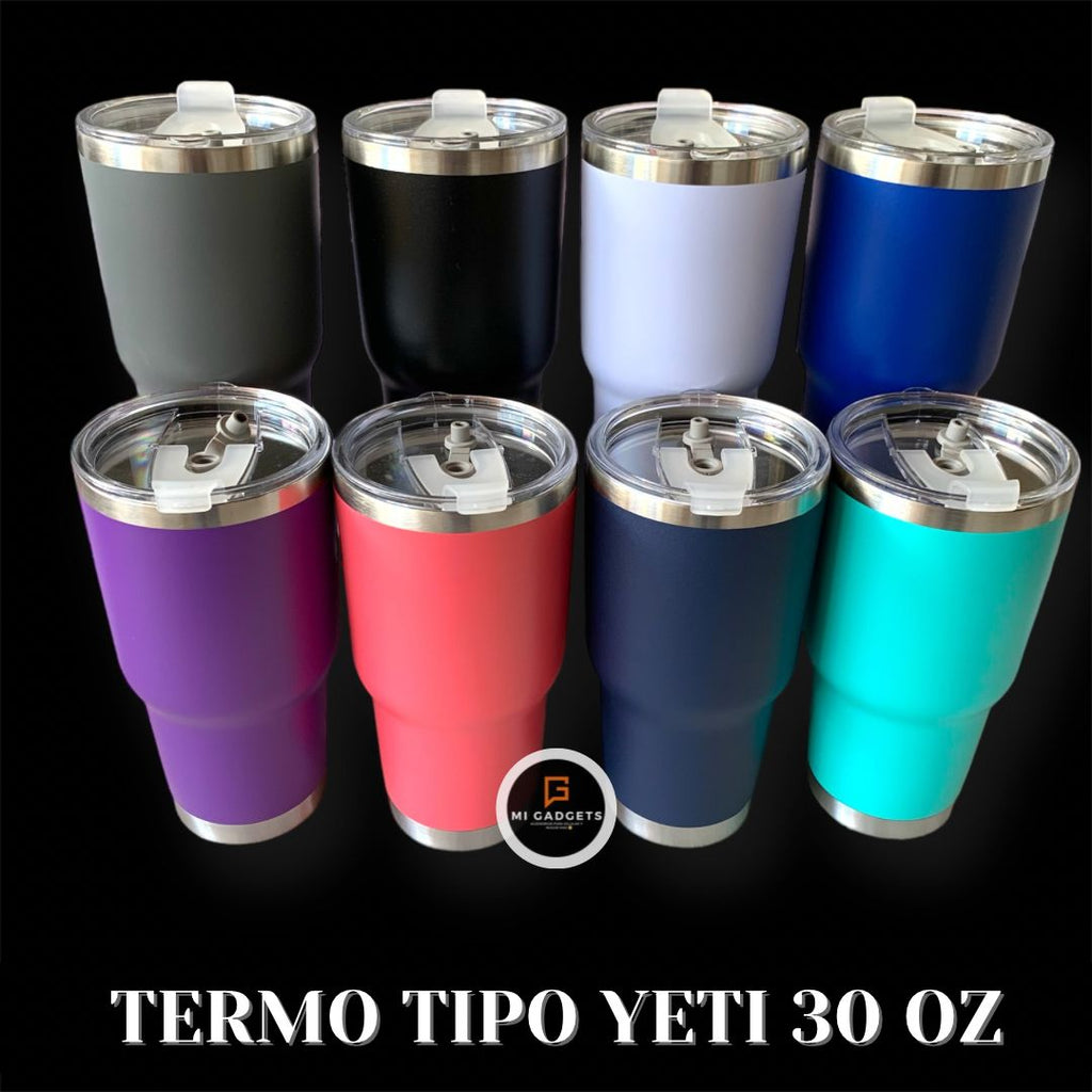 TERMO ACERO INOXIDABLE 30 OZ  CON TAPA