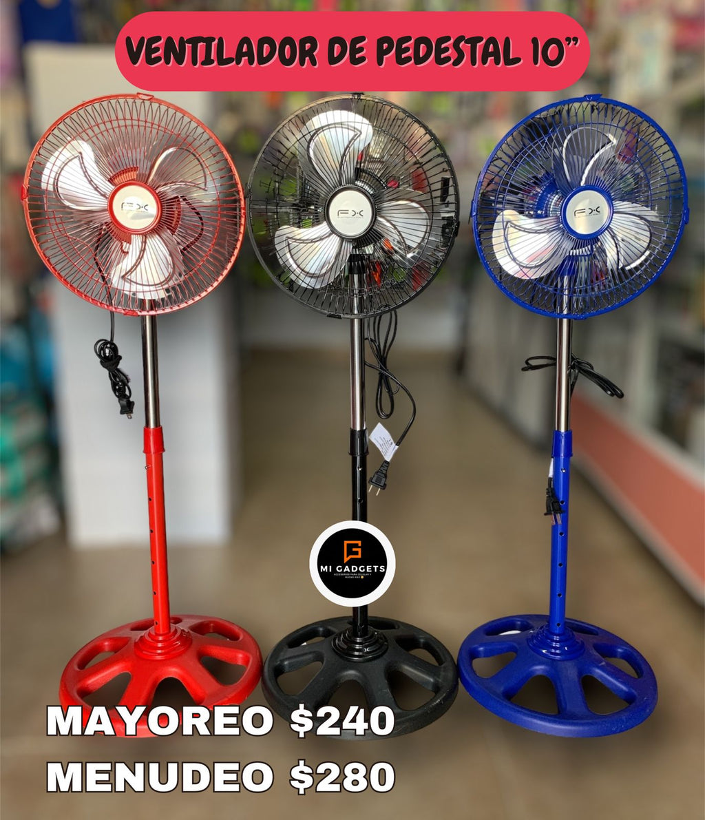 Ventilador De Pedestal 10''