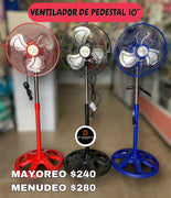 Ventilador De Pedestal 10''