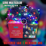 Serie De Foquitos Multicolor 200 LED, 15M ZSD-063