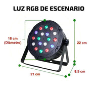 Luz Escenario RGB WTD-1117