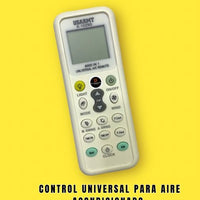 CONTROL REMOTO UNIVERSAL PARA AIRE ACONDICIONADO