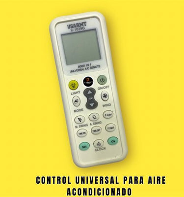 CONTROL REMOTO UNIVERSAL PARA AIRE ACONDICIONADO