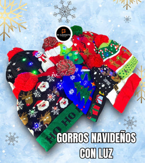 Gorro Navidad Con Luz