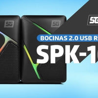 BOCINA PARA COMPUTADORA RGB VORAGO SPK-108 RGB 3.5MM