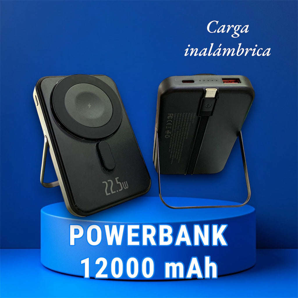 Power Bank Moreka 12000 mAh Carga Inalambrica K078