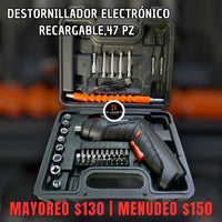 Destornillador Electrico Recargable Desarmador 47PZ