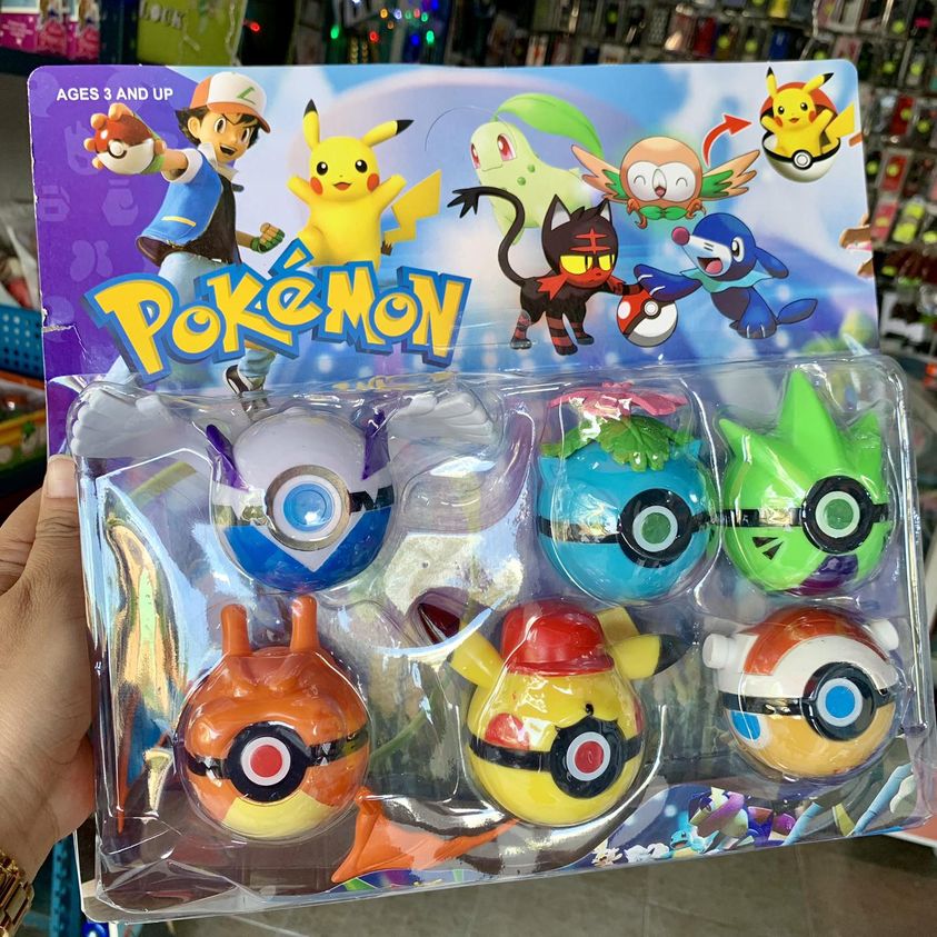 Set Pokebolas Con Juguete