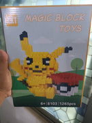 Juego de Bloques Magic block Pikachu Pokemon 1265 piezas LU3557