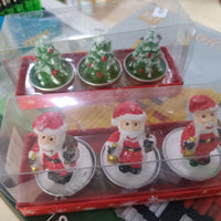 Paquete de 3 velas navidad