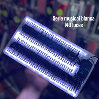 Serie Musical Luz Blanca 140 Luces TS-6503