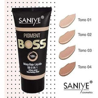 PIGMENT BOSS SANIYE MAQUILLAJE LIQUIDO BB 8 IN 1