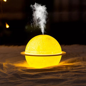 HUMIDIFICADOR DISEÑO LUNA CON LUZ LED