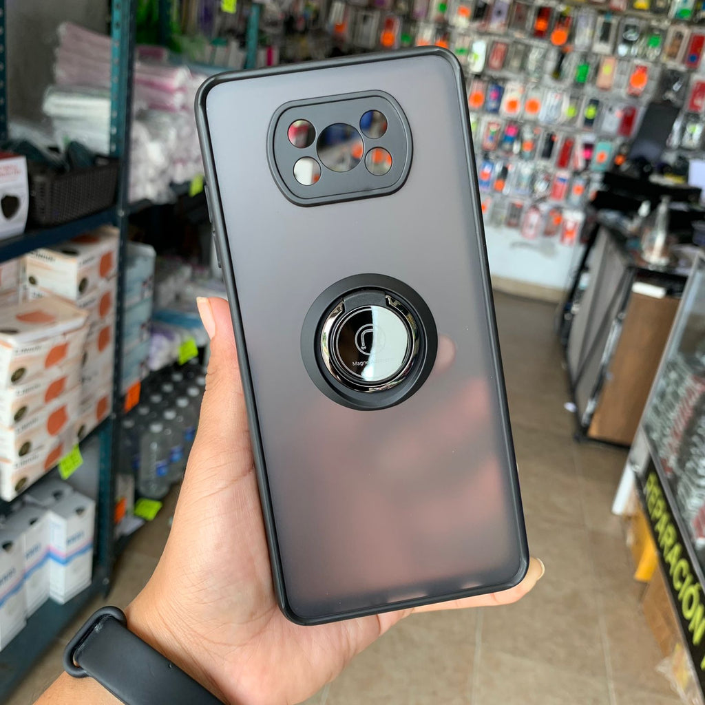 Funda Con Protección Para Camara Anillo Para Xiaomi Pocophone X3 NFC Poco X3