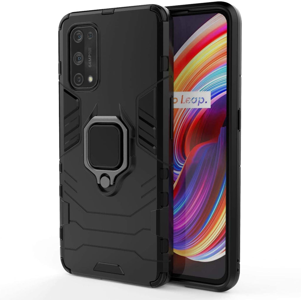 Funda Uso Rudo Con Anillo Para Realme X7 Pro