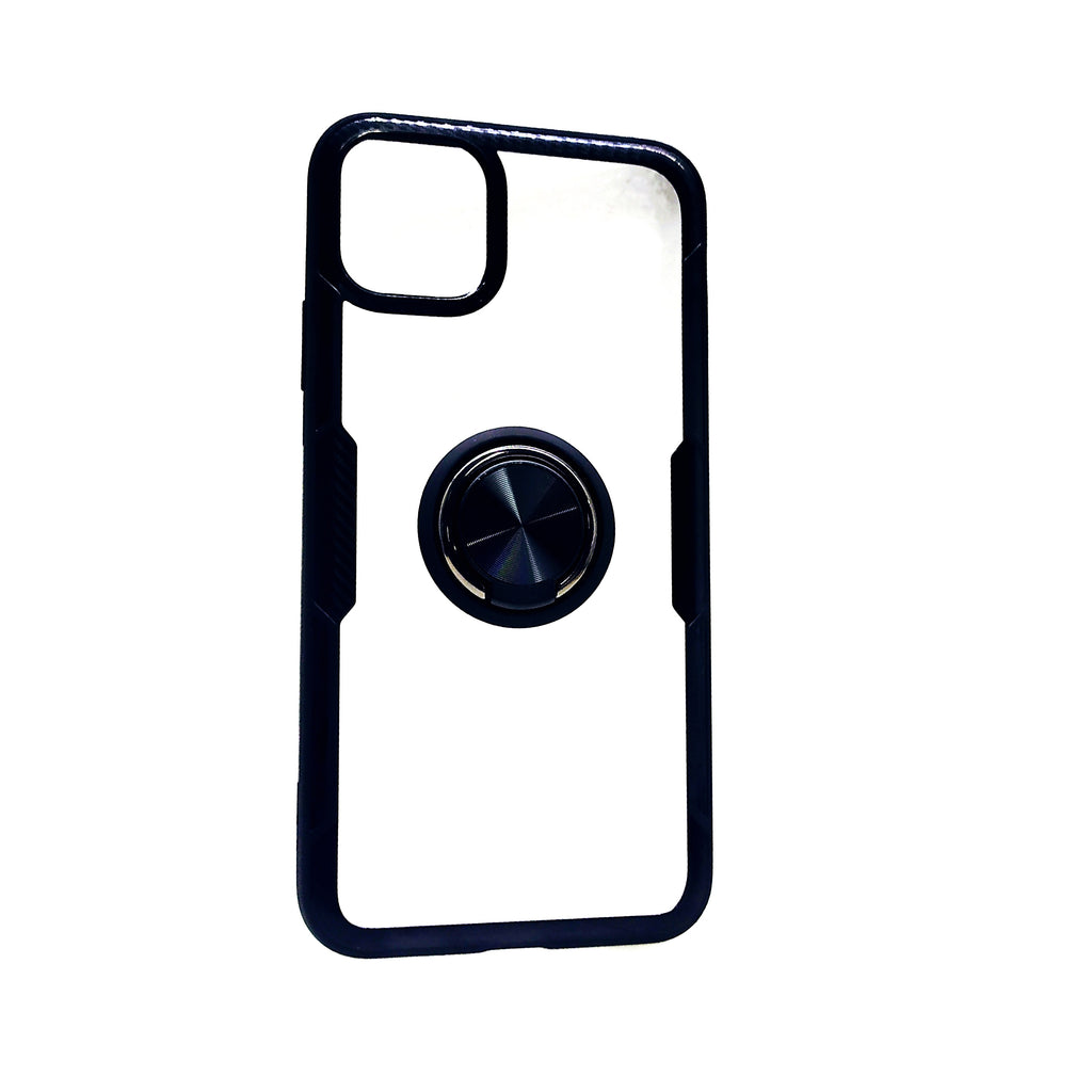 Funda Uso Rudo Transparente Anillo Iphone 11